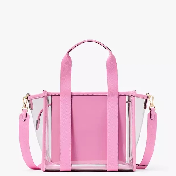 Kate Spade Vibrant Pink Transparent Tote - Picture 5 of 5